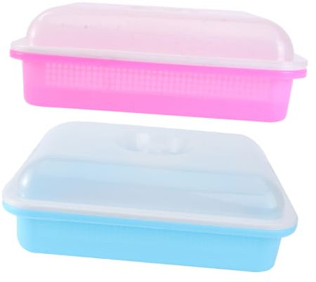 Happyyami 2ensembles Plateaux De Germination pour Plantes avec Couvercle De Trays De Semis pour Cultures De Légumes Et Fleurs Plaques De Durable Et pour Jardinage à