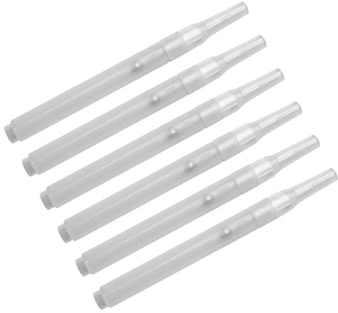 6pcs Leere Farbstifte Pinselstift Acryl Marker Nachfüllbarer Lackmarker Zum Malen Auf Holzstoff