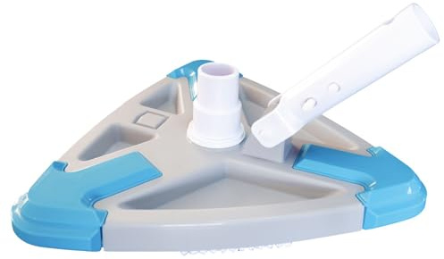 Triangle Pool Vacuum Head Swimming Pool Scrub Brush Cleaning Wall Floor Pool Scrub Brush
