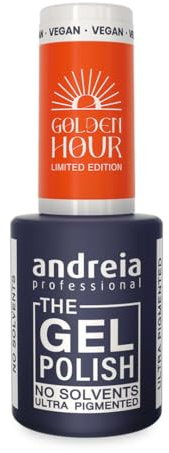 Andreia Professional - The Gel Polish - Solvent Free Gel - Limited Collection Colours 10.5 ml (GH1 - Vibrant orange)