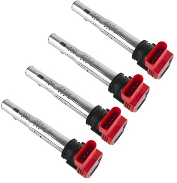 Globalautoparts Zündspule * 4, 06E905115 für Touareg, A4 A5 A6 A8 Q7 R8 | 06E905115A, 06E905115B, 06E905115C, 06E905115D, 8010492, 80248, 880065, DMB906, IC03111, V10-70-0054, V10-70-0061, ZSE032