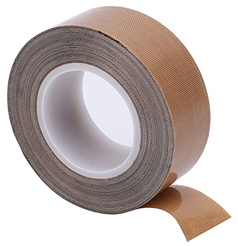 Garsent PTFE-Bandrolle, Hochtemperatur-Teflonband, Hochtemperatur-Klebstoff, Dichtung, Isolierendes Thermowerkzeug für Vakuumiermaschine, Handimpuls-Versiegeler (Dicke 0,25 * Breite 13 mm * Länge