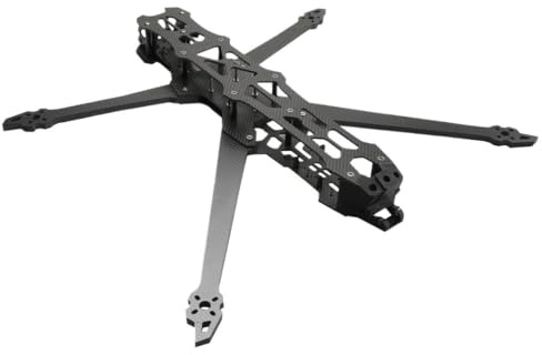 GK-V3 10 Zoll 13 Zoll 15 Zoll FPV Drone Rahmen KIT 435mm 550mm Carbon Faser for RC FPV Freestyle Long Range Racing Drone Quadcopter(15inch Black)