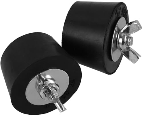 Milisten Tapones para Piscina 2 Piezas de PVC Negro para Invierno Rendimiento Estable y Diseño Resistente para Invernar Piscinas de Forma Segura