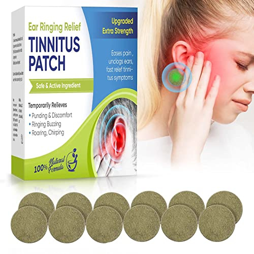 Alivio del Tinnitus para Zumbido en los Oídos, Parches para Aliviar el Tinnitus (50 unidades), Mezcla Herbal Natural, Ayuda al Alivio del Tinnitus en Oídos para Hombres y Mujeres