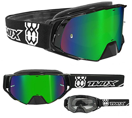 TWO-X Cross-Brille - Motocross-Brille - Motorrad-Brille - Enduro & Downhill - Schutz-Brille - Modell Rocket