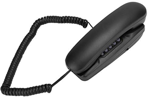 Tosuny Festnetztelefon, KX TS970 -Schnurgebundenes Telefon Home Hotel Kabelgebundenes Telefon mit Stummschaltfunktion(Schwarz)