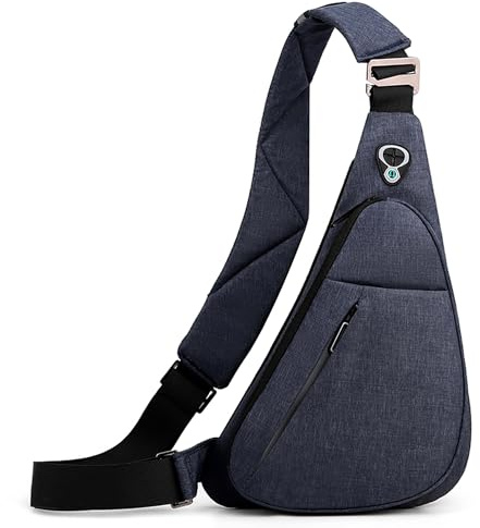 VARLIVOO Bolso Bandolera Hombre Antirrobo e Impermeable Bolsa de Pecho