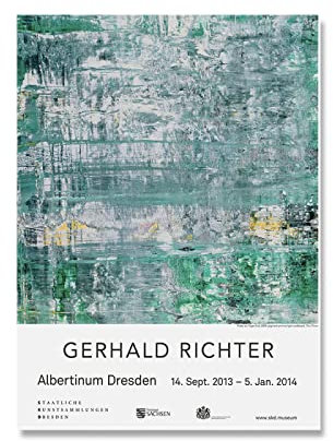 XCPORA Gerhard Richter Plakate Ausstellung Malerei Gerhard Richter Leinwand Wandkunst Gerhard Richter Drucke für Home Wanddekoration Bild 50x70cm Ohne Rahmen
