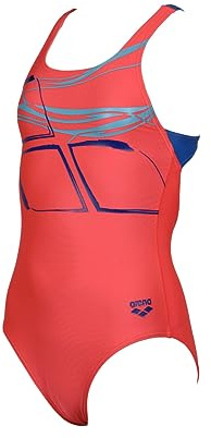 ARENA Costume da Bambina Feel Logo Swim PRO Back