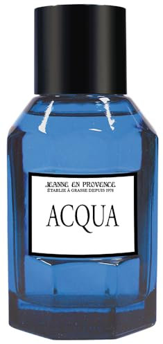 JEANNE EN PROVENCE - Parfum Homme Acqua - Eau de toilette - Flacon Vaporisateur 100 ml - Fabriqué en France à Grasse
