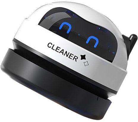 Teksome Desk Vacuum Cleaner | Table Dust Vacuum,Desktop Vacuum Cleaner USB Charging with Vacuum Nozzle, Detachable Design, Portable Keyboard Vaccum Cleaner for Crumbs