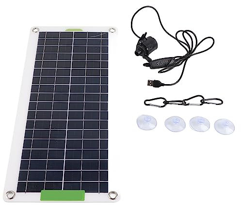 WOHPNLE Solar-Wasserpumpen-Set, Solar-Brunnenpumpe Mit 30 W Solarpanel, Sonnenbetriebener Tauchbrunnen Für Teiche, Garten, Wasserfall