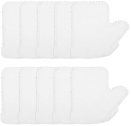 XQMMGO 10 Stück Putzhandschuhe, Handschuhe Küche, Waschhandschuh Auto, Waschbare Wiederverwendbare Staubhandschuh, Geschirrtücher, Jalousien, Lampen, Möbel