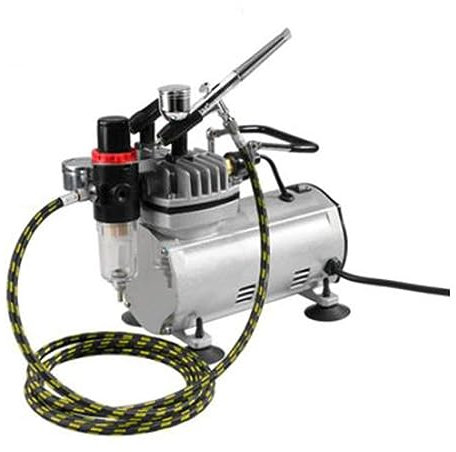 YQVEOT Pompa a Vuoto Pompa for Vuoto, 1 / 5Hp Piccolo compressore for aerografo Piccola Pompa for Vuoto Pompa ermetica per Automobili, condizionatori d'Aria