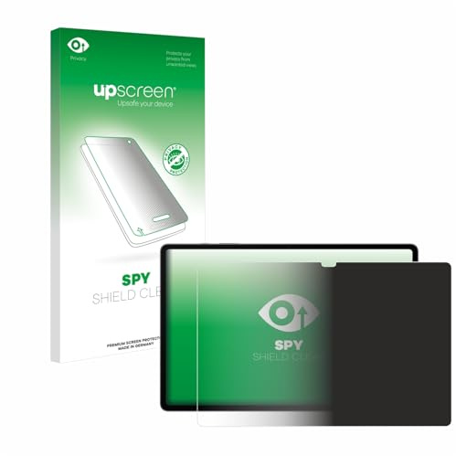 upscreen Blickschutzfolie für Samsung Galaxy Tab S10 Plus 5G | Anti-Spy Displayschutz Made in Germany Privacy Screen Protector Sichtschutz Blaulichtfilter Klare Folie