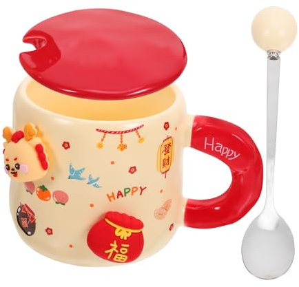 Cabilock Becher Porzellan Kaffetassen Keramiktasse Kaffeetassen Porzellan Mug Ceramic