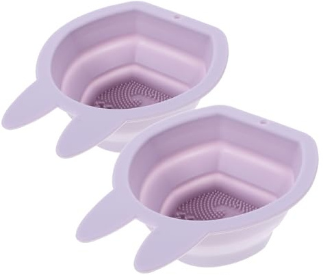 Beavorty Limpiador De Brochas De Maquillaje Plegable Con Forma De Silicona Limpiador De Productos De Maquillaje Para Brochas De Maquillaje Esponja Borla