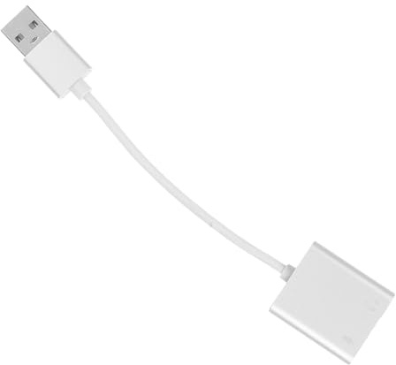 NUOBESTY Carte USB pour Pc Adaptateur De Prise Casque Et Audio pour Micro Interface Audio Multi-usages