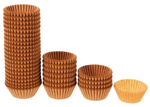 Holibanna 1000piezas Capacillos De Papel Para Cupcakes y Muffins Envoltorios Decorativos Resistentes y Elegantes