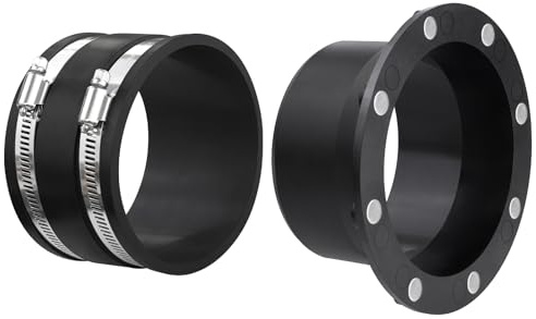 4 Inch Magnetic Dust Collection Connector w/ 4 Inch Dust Control Flex Cuff