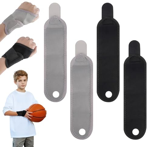 Rairsky 4 Pièces Attelle Poignet Enfant Bandage Ajustable