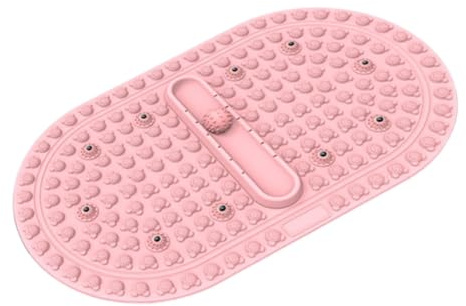 Sharplace Tapis de massage des pieds, tapis de massage par points de pression, antidérapant, pour la marche, avec plaque pour les orteils et acupression, idéal, Rose