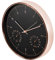 Orologio da Parete CE70 GV 12'' 30cm con e Igrometro 2 Colori Oro Argento (Oro)