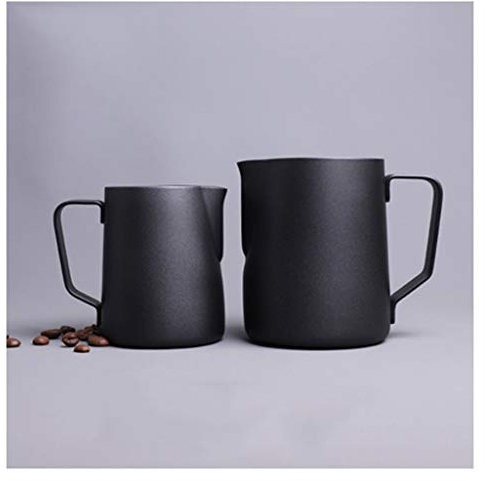 Sauciere，Saucenschale 304 Edelstahl-spezierter Mund-Milchschaumbecher Kaffee kann personalisierte Butter-Kaffee-Kaffeeutensilien für Latte Cappuccino-Kakao geeignet Saucenbehälter Sauciere Für Küche L