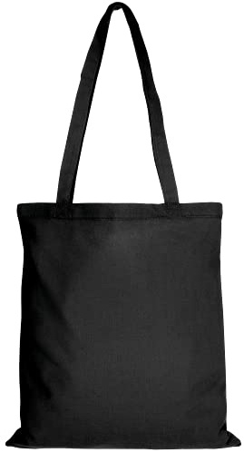 TEXXILLA Baumwolltasche - OEKO-TEX 100 zertifiziert | mit zwei langen Henkeln | 38x42cm | Jutebeutel | Einkaufstasche | unbedruckt