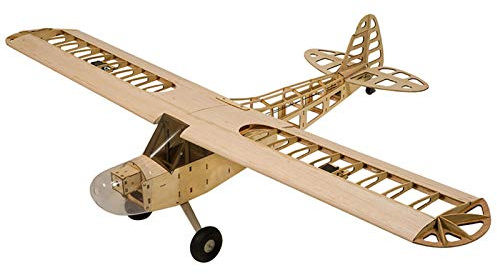 HUIOP Alas de Baile Hobby S0801 Madera Balsa Avión RC 1.2 M Piper Cub J-3 Kit de Control Remoto Versión DIY Modelo Flying,Wooden Airplane Model