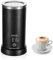 WIVIZL 4 in 1 Milk Frother Electric,Automatic Milk Frother Machine, Hot & Cold Milk Foamer,4.2oz/8.4oz, Milk Warmer Milk Steamer, Auto Shut-Off for Coffee, Hot Chocolate, Cappuccino,Black