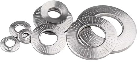 SYDARSYN Arandela de Bloqueo de Dentada Acero inoxidable Arandelas de Antideslizante M5x12mm (50 Piezas)