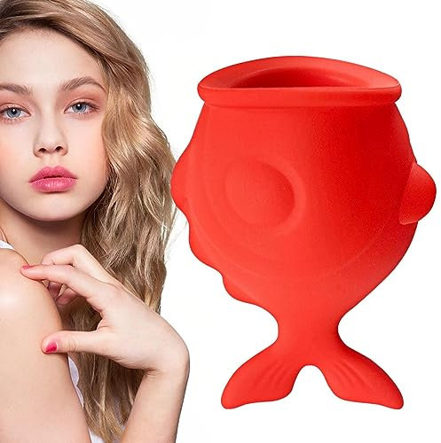 Lip Plumper Device | Fish-Shaped Lip Plumping Device Silicone,Long-Lasting Plumping Effect Lip Plumper Tool Natural Pout Mouth Tool and Sexy Lip Mouth