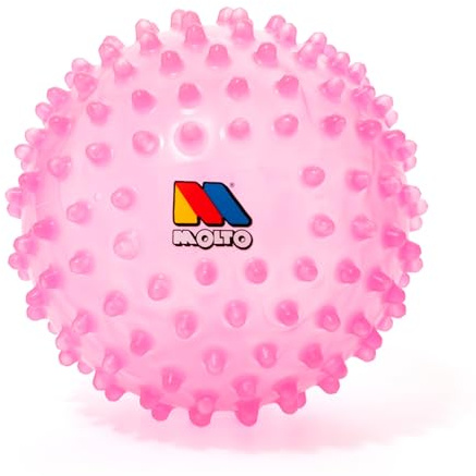 Pelota Sensorial Rosa Molto - Juguete de Estimulación Sensorial para Bebés - Fomenta el Desarrollo Táctil y Motor
