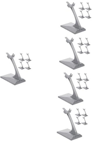 TOYANDONA 25 Stück Flugzeug Modellständer Flugzeug Display Halter Präsentationsregal Display Versorgung Desktop Modellständer Modell Display Tisch Display Ständer Spielzeug