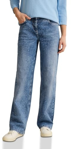 Cecil Glitzernde Wide Leg Jeans