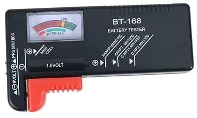 Gadpiparty Universal Batterie Tester Für AA AAA 9V Knopfzellen Präziser Batterietester Für Alle Gängigen Batterietypen Modell BT 168 Ideal Für Haushaltsgeräte Und Mehr
