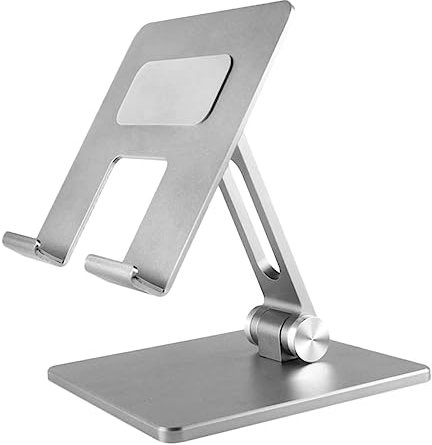 Yardenfun Aluminum Alloy Laptop Bed Stand Tilted Design Cooling Rack for Laptop and Monitor Portable Computer Rack
