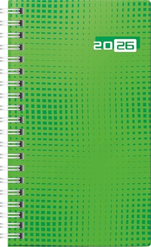 rido/idé Taschenkalender Mod. Taschenplaner int. '26 | A6, Papier, grün