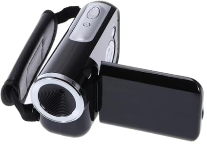 Holibanna Videocamera Digitale Mini Dv 16mp Zoom 16x Schermo Tft 2 Pollici e Sensore 5mp Leggera in Plastica Spegnimento Automatico per Vlog e Selfie