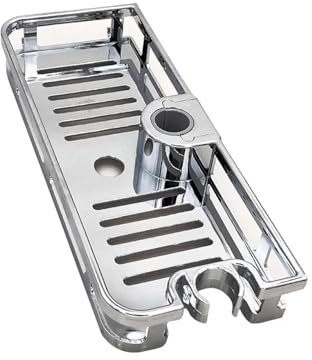 Mensole per doccia, vassoio per il bagno, mensole per lo scarico, asta di sollevamento senza foratura, supporto rimovibile, mensola per doccia, portasapone, vassoio portaoggetti(24mm)