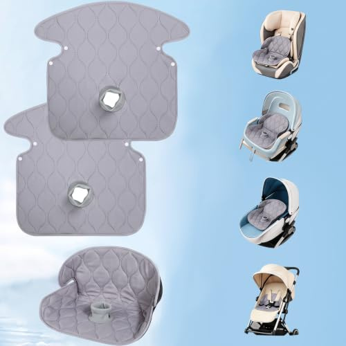 SciFiVisi 2 Stück Universal Kindersitz Protektor Pad für Töpfchen Training, Piddle Pad Autositzschutz, wasserdichte Kindersitzunterlage, Baby Autositzschoner für Bollerwagen Autositze