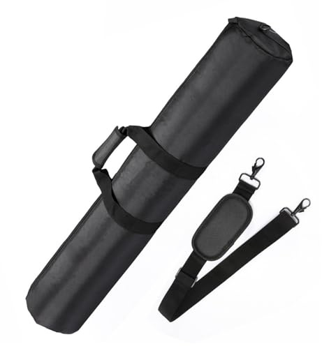 Xuancai Borsa per attrezzi fotografici in tessuto Oxford resistente all'acqua per treppiedi con tracolla imbottita, resistente all'usura, borsa da trasporto per treppiede per fotocamera, 50 cm