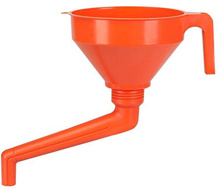 Pressol Entonnoir Plastique Tuyau coudé (Import Allemagne), Orange