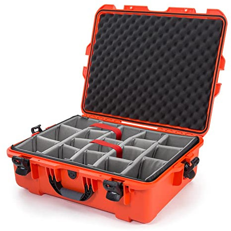 NANUK 945 Wasserdichter Hartschalenkoffer Mit Gepolsterten Trennwänden - Orange