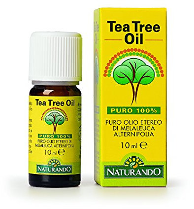 Naturando Tea Tree Oil 10 ML Puro Olio 100% di Melaleuca Alternifolia