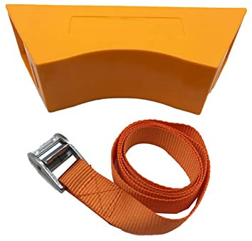 Support De Fixation De Réservoir De Gaz,iSpchen Support Mural De Bouteille avec Sangles De Fixation,Support De Fixation De Bouteille De Gaz ABA Support De Bouteille pour Camping-Car Caravane RV