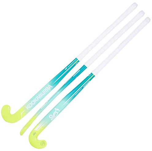 KOOKABURRA Unisex Youth Titan Hockeyschläger Junior Stick, Mint/Gelb, Größe 54
