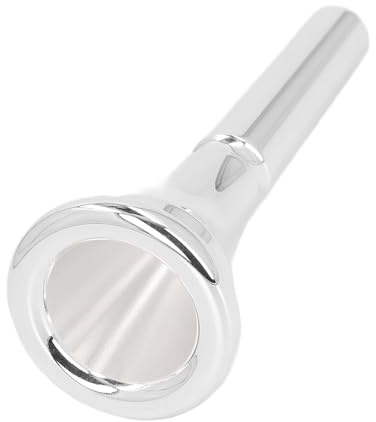 Horn Mundstück, Metall versilbert Standard Französisch Horn Mundstück Reich und elegant klingt glänzend stilvolle Französisch Horn Ersatz Zubehör für Anfänger
